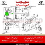 فیلتر هوای موتور لندکروز اتاق 100 | اصلی تویوتا Land cruiser | کدفنی: 1780117020 | مدل: 1998-2007 | خرید و قیمت | فروشگاه لوازم یدکی تویوتا و لکسوس الماسیان-9