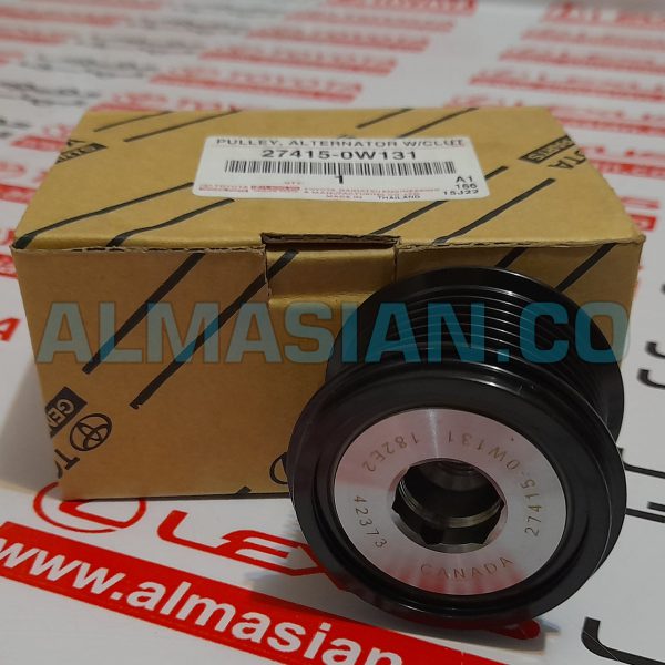 پولی کلاچ دینام FJ | اصلی تویوتا اف جی کروزر | کد فنی: 274150W131 | مدل: 2007 تا 2020 | خرید، قیمت Pulley, alternator w/clutch | فروشگاه الماسیان-3